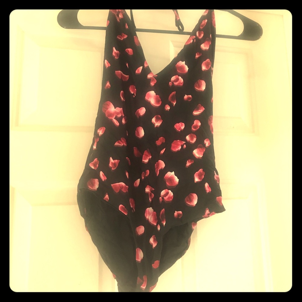 NWOT Floral Monokini